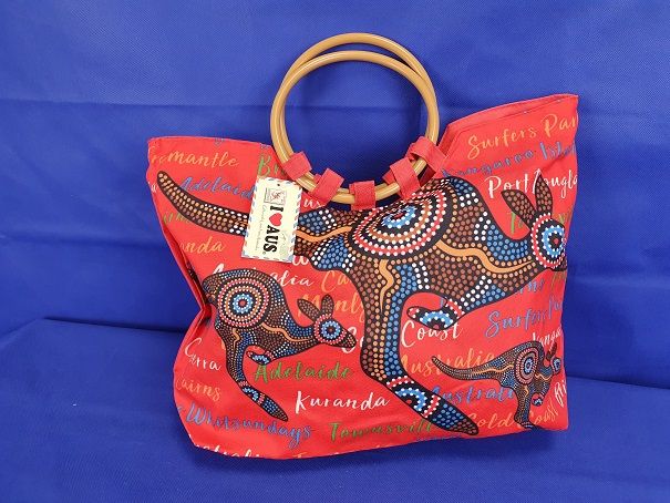Shopper - Aboriginal Art - Rood