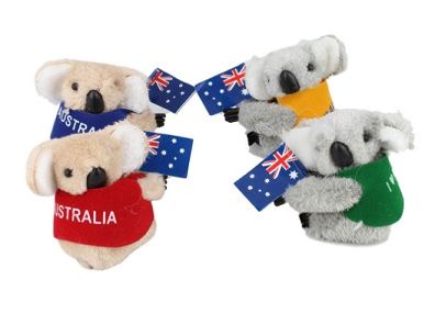 12 stuks - Knijp Koalas - gekleurde jacket