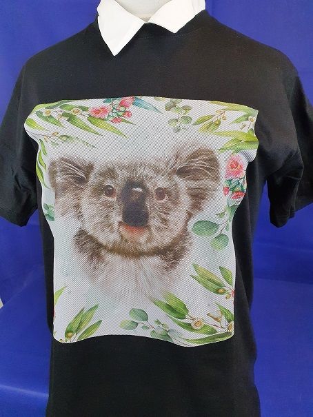 T-shirt - Zwart - Koala - size M