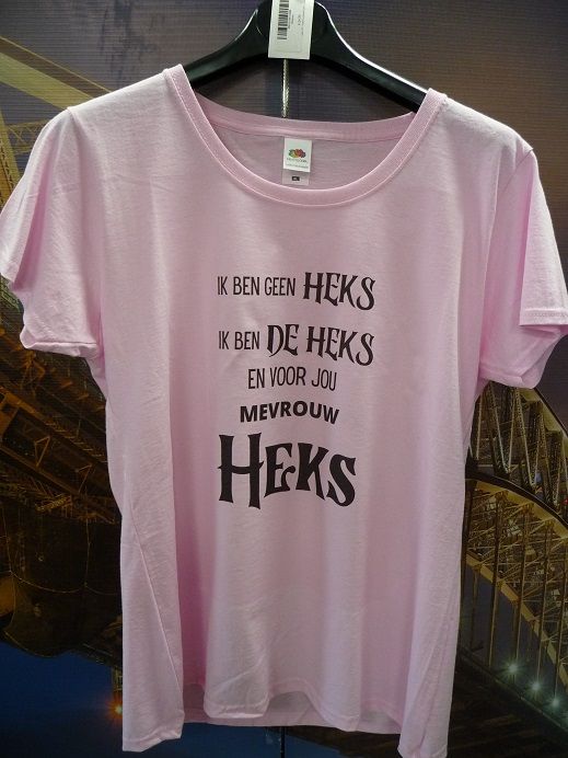 T-shirt - Licht roze - HEKS - size L