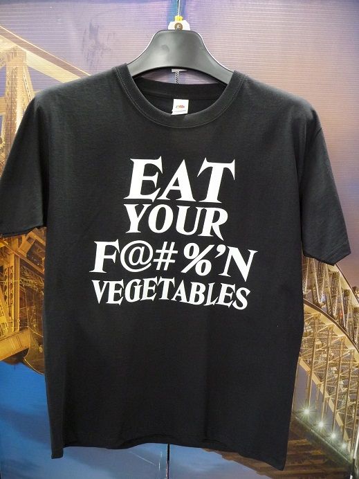 T-shirt - Eat your vegetables - size M